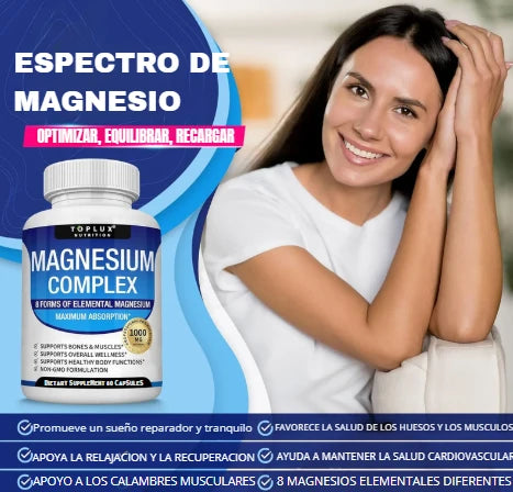Suplemento Magnesio Complex Toplux 90 cp