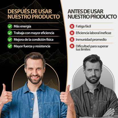 WindBoss Gold Shilajit Gummies – 3000mg de Energía del Himalaya (Grado Oro)✨🏔️