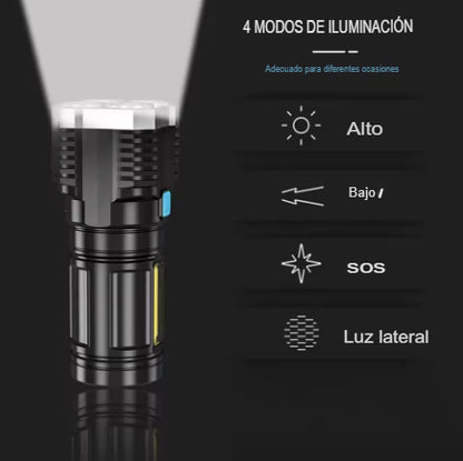 Linterna Power zoom™️ 5 en 1 - ULTRA POTENTE