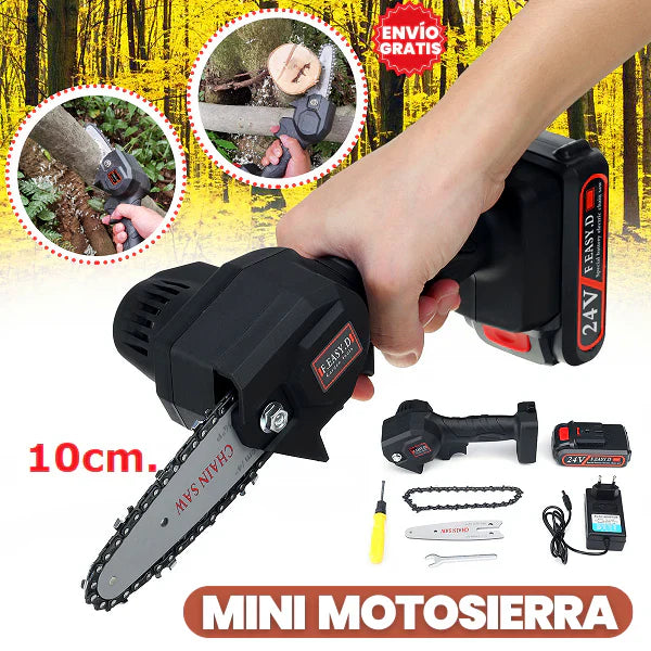 MOTOSIERRA RECARGABLE INALÁMBRICA + 1 una batería