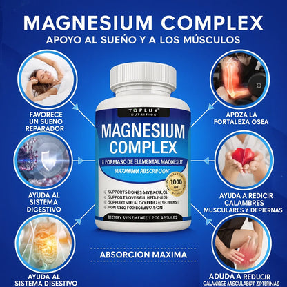 Suplemento Magnesio Complex Toplux 90 cp