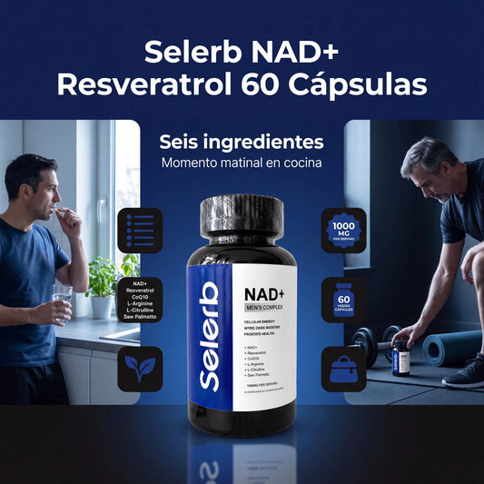 Selerb NAD+ Resveratrol 60 Cápsulas